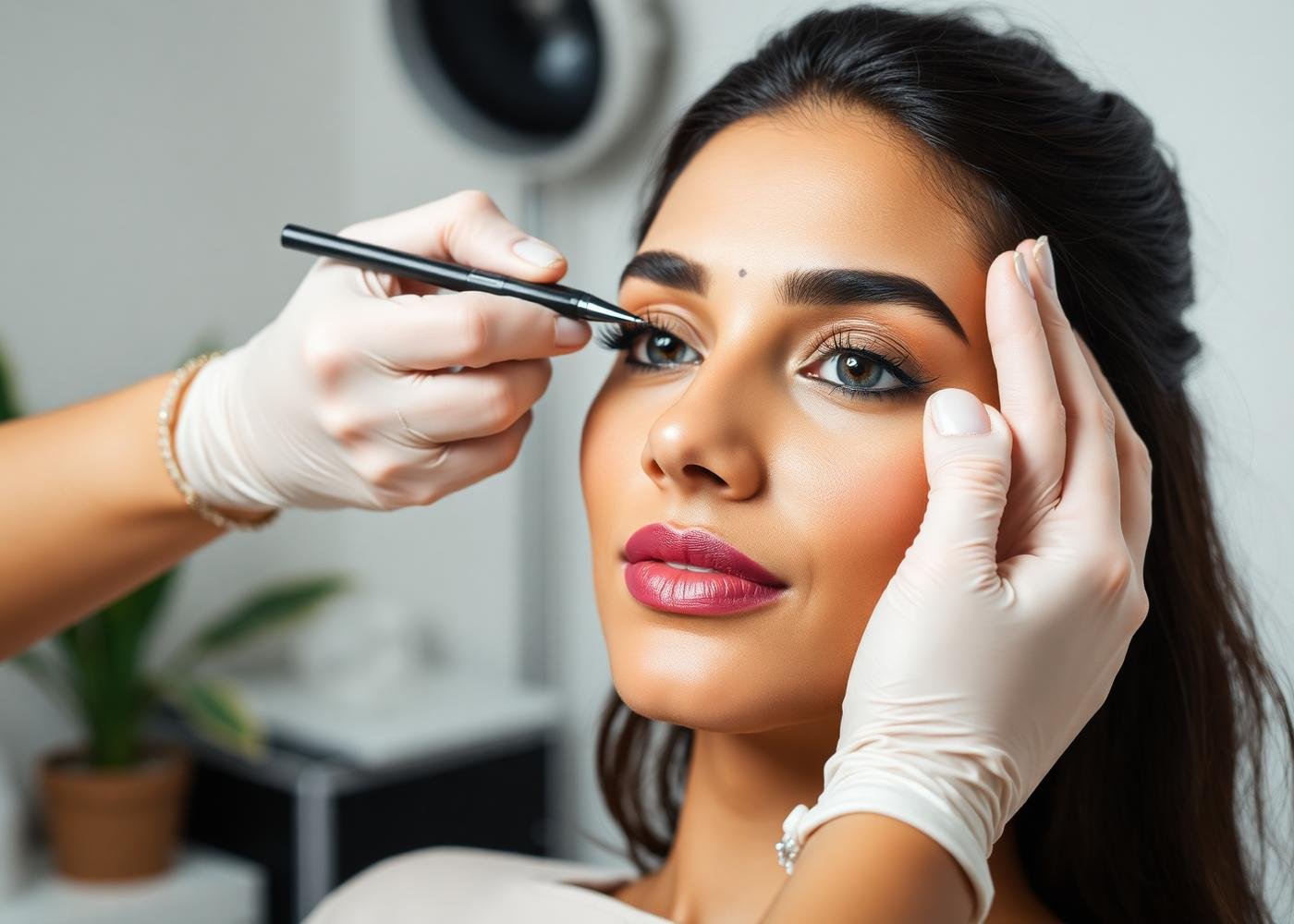 Brow shaping and grooming service